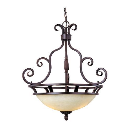 Maxim Lighting Manor Oil Rubbed Bronze Pendant by Maxim Lighting 12202FIOI