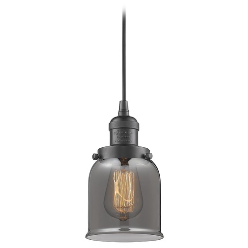 Innovations Lighting Innovations Lighting Small Bell Oil Rubbed Bronze Mini-Pendant Light with Bell Shade 201C-OB-G53