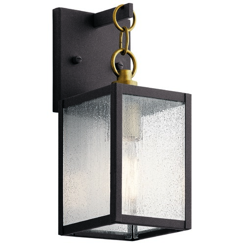 Lahden 16.75-Inch Weathered Zinc Outdoor Wall Light by Kichler Lighting