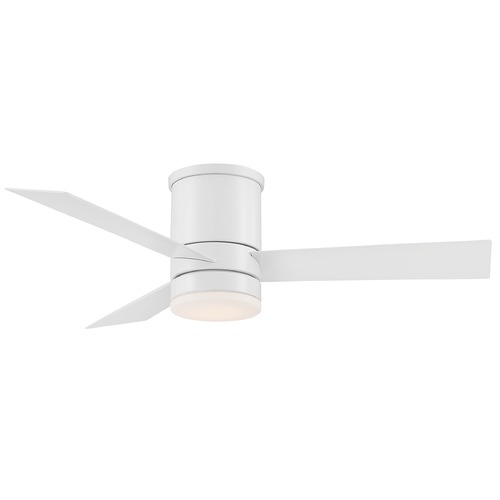 Modern Forms by WAC Lighting Axis 52-Inch LED Hugger Fan in Matte White 2700K by Modern Forms FH-W1803-44L-27-MW