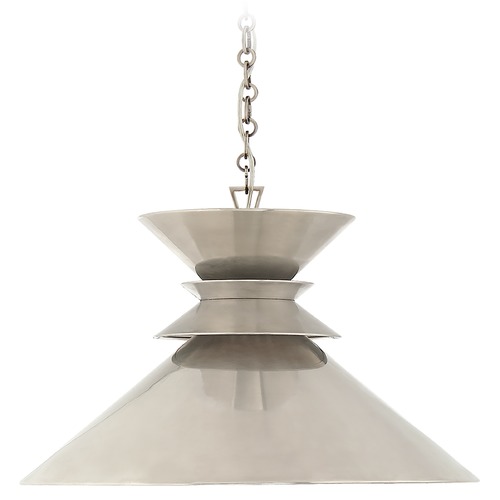 E.F. Chapman Alborg Large Pendant in Antique Nickel by Visual Comfort Signature
