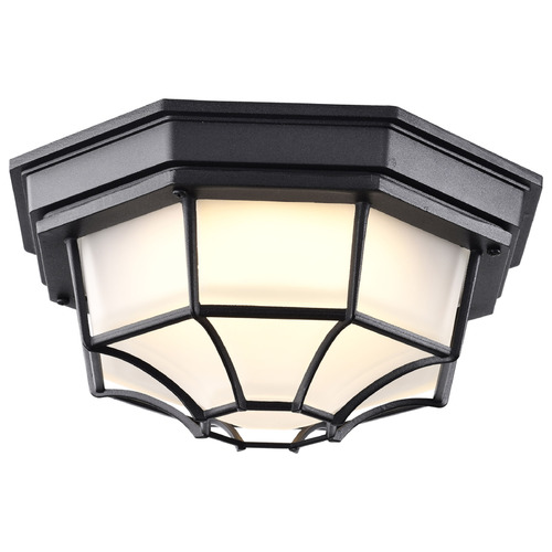Black LED Flush Mount by Nuvo Lighting