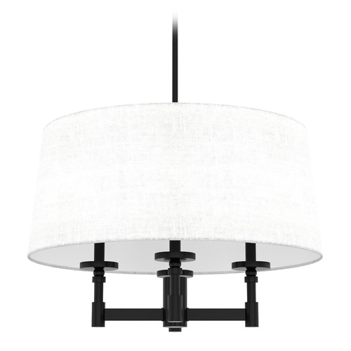 Hunter Fan Company Briargrove Matte Black Chandelier