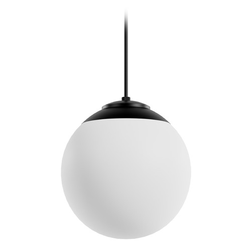 Hunter Fan Company Hepburn Matte Black Pendant Light with Globe Shade