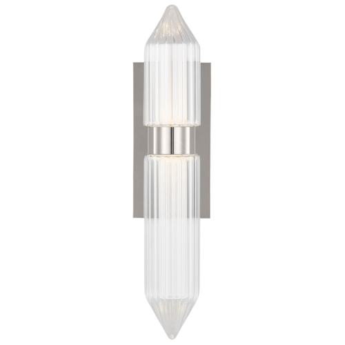 Visual Comfort Modern Collection Visual Comfort Modern Collection Langston Polished Nickel LED Sconce 700WSLGSN18N-LED927