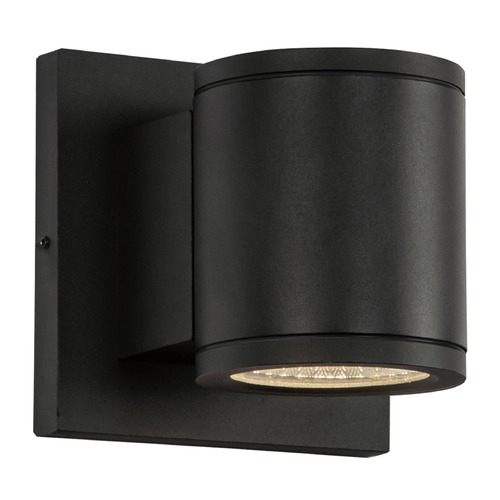 Kuzco Lighting Griffith Textured Black LED Outdoor Wall Light