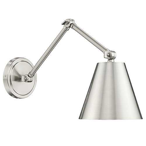 Z-Lite Regent Brushed Nickel Plug and Cord Wall Lamp