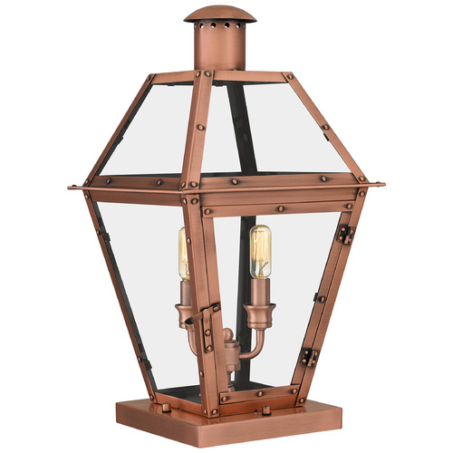 Quoizel Lighting Quoizel Lighting Rue De Royal Aged Copper Post Light RO9110AC