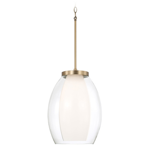 Capital Lighting Joss Pendant in Aged Brass by Capital Lighting 355911AD