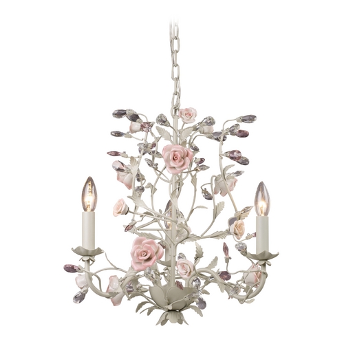 Elk Lighting Mini-Chandelier in Cream Finish 8091/3