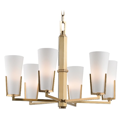 Hudson Valley Lighting Upton 6-Light Chandelier in Aged Brass by Hudson Valley Lighting 1806-AGB