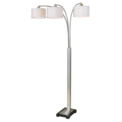 Uttermost Lighting Uttermost Bradenton Nickel 3 Light Floor Lamp 28641-1