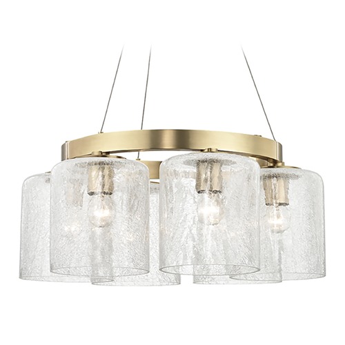 Hudson Valley Lighting Charles Aged Brass Chandelier by Hudson Valley Lighting 3224-AGB