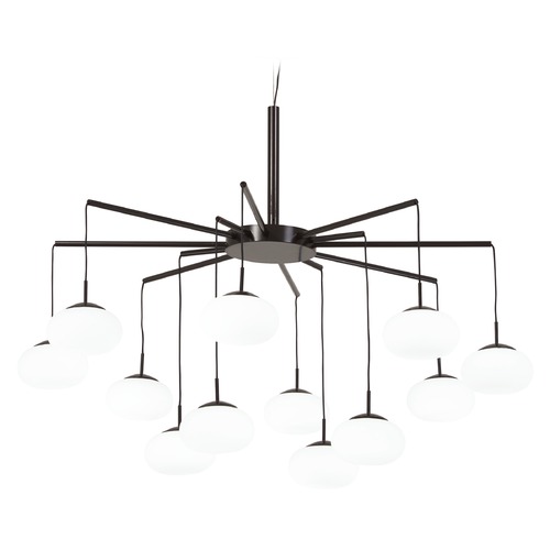 George Kovacs Lighting George's Web LED Chandelier in Bronze & Gold Dust by George Kovacs P8238-671-L