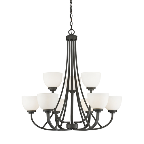 Z-Lite Ashton Bronze Chandelier by Z-Lite 443-9-BRZ