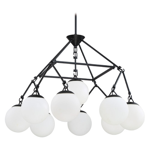 Craftmade Lighting Orion Flat Black Chandelier by Craftmade Lighting 50729-FB