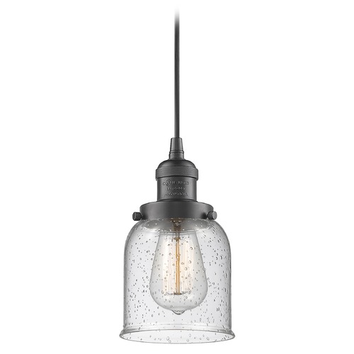 Innovations Lighting Innovations Lighting Small Bell Oil Rubbed Bronze Mini-Pendant Light with Bell Shade 201C-OB-G54