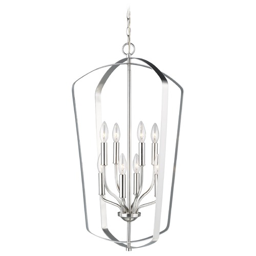 Generation Lighting Romee Brushed Nickel Pendant by Generation Lighting 5134908-962