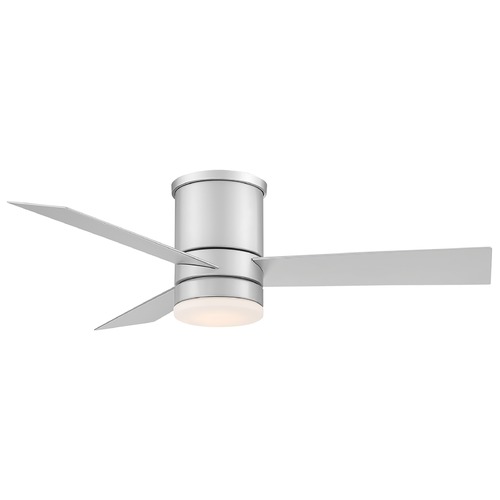 Modern Forms by WAC Lighting Modern Forms Axis Titanium Silver LED Ceiling Fan with Light FH-W1803-44L-27-TT