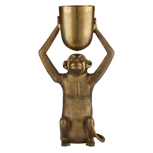 Currey and Company Abu Antique Gold Vase