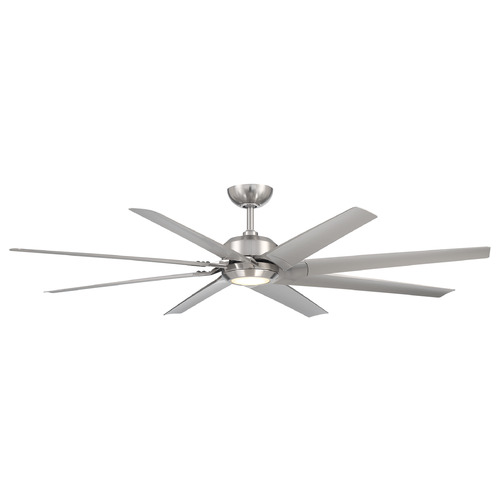 Modern Forms by WAC Lighting Roboto XL 70-Inch LED Smart Fan in Brushed Nickel by Modern Forms FR-W2301-70L-BN