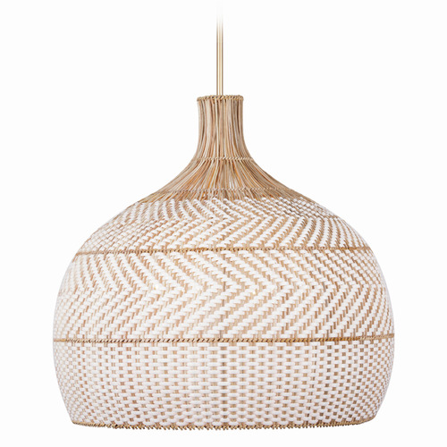 Crystorama Lighting Zanzibar Soft Gold Pendant Light with Bowl / Dome Shade