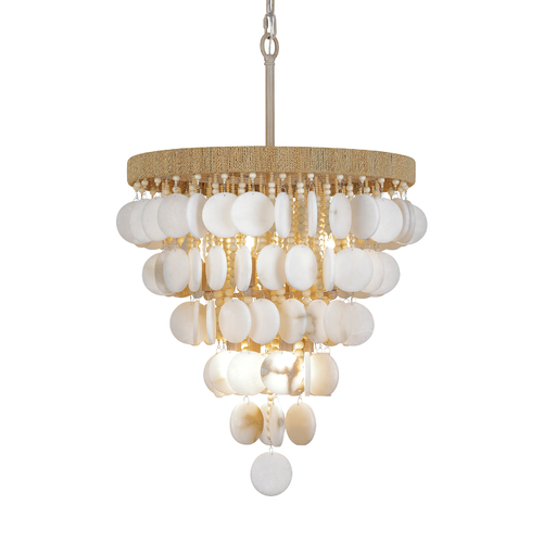 Aurelias Cove 8-Light Pendant in Autumn Whiteby Metropolitan Lighting