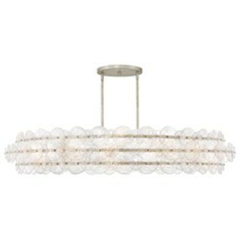Rene Extra Large Drum Chandelier in Glacial by Fredrick Ramond