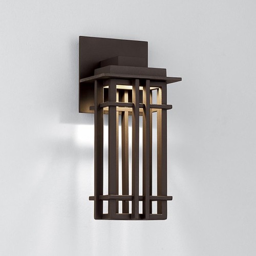 Nest Bronze LED Outdoor Wall Light by WAC Lighting