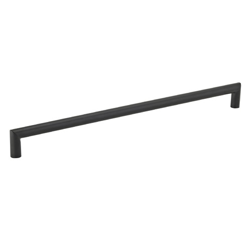 Black Cabinet Pull 12-5/8-Inch Center to Center Pack of 10