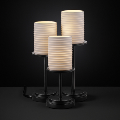 Justice Design Group Justice Design Group Limoges Collection Table Lamp POR-8797-10-SAWT-MBLK