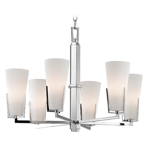 Hudson Valley Lighting Upton 6-Light Chandelier in Polished Chrome by Hudson Valley Lighting 1806-PC