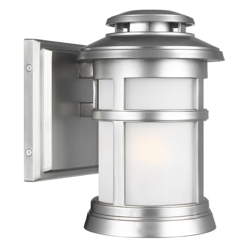 Generation Lighting Newport Painted Brushed Steel Outdoor Wall Light OL14300PBS