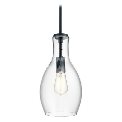 Everly 13.75-Inch High Black Pendant by Kichler Lighting
