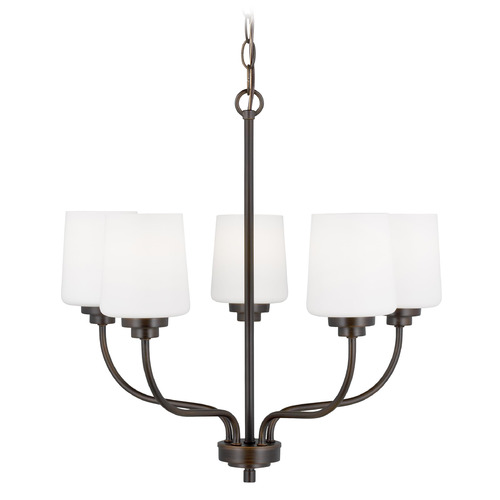 Windom 20-Inch Bronze Chandelier by Generation Lighting