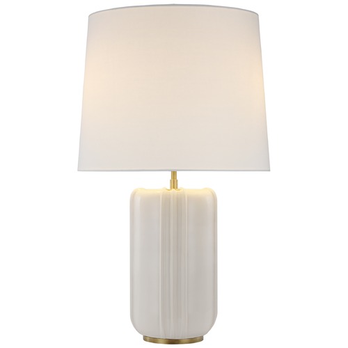 Visual Comfort Signature Collection Thomas OBrien Minx Table Lamp in Ivory by Visual Comfort Signature TOB3687IVOL
