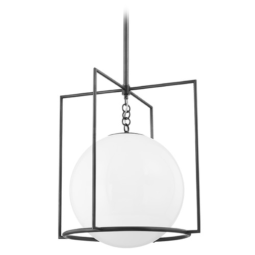 Mitzi Tessa Large Old Bronze Double Glass Pendant