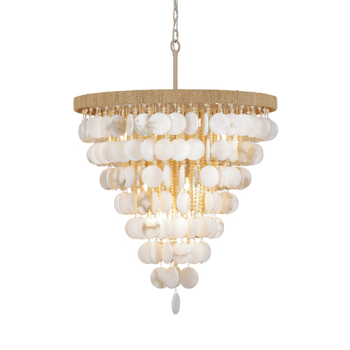 Aurelias Cove 12-Lt Pendant in Autumn White by Metropolitan Lighting