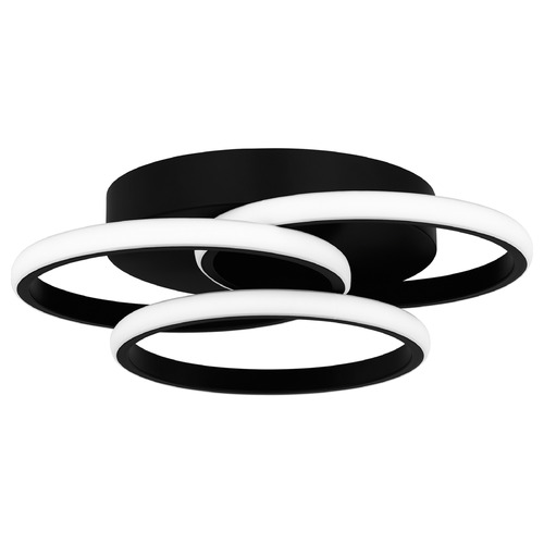 Quoizel Lighting Quoizel Lighting Moonan Matte Black LED Flushmount Light PCMON1616MBK