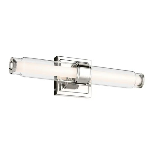 Laurene 18.50-Inch LED Bath Light in Polished Nickel by Kichler