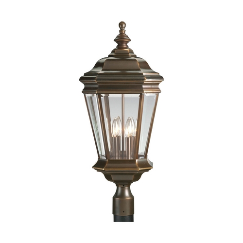 Crawford Post Light in Oil Rubbed Bronze by Progress Lighting