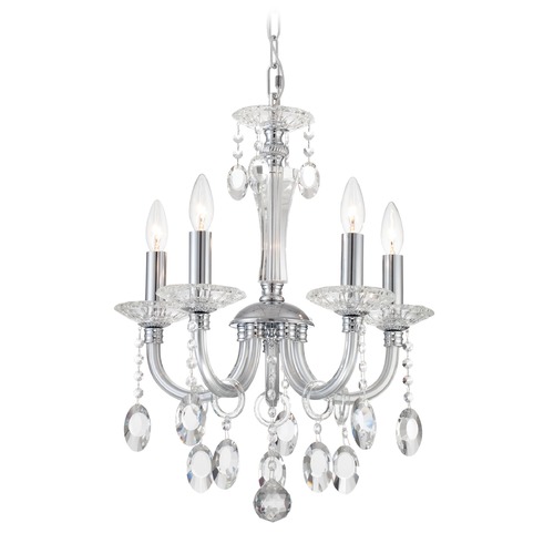 Lite Source Lighting Theophilia Chrome Crystal Chandelier by Lite Source Lighting EL-10145