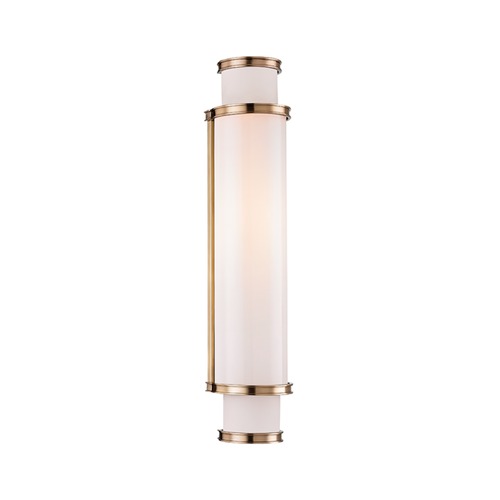 Malcolm Aged Brass Bathroom Light by Hudson Valley Lighting