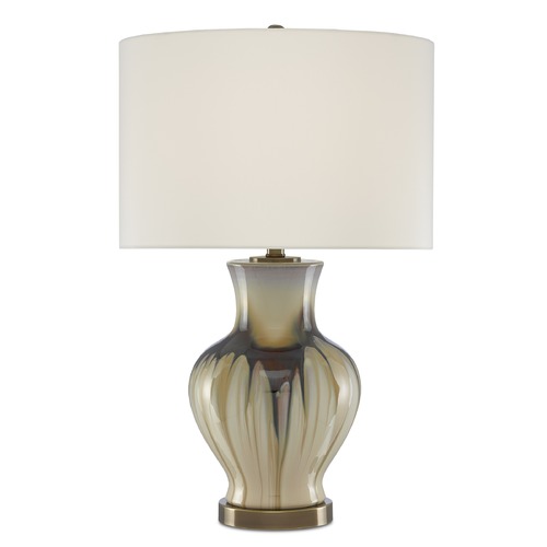 Currey and Company Lighting Muscadine 27-Inch Table Lamp in Antique Brass by Currey & Company 6000-0580