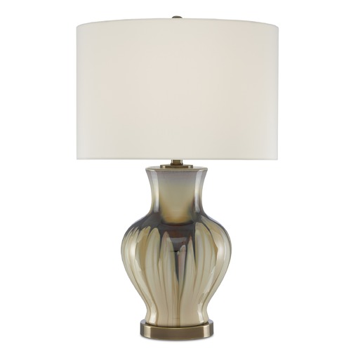 Currey and Company Lighting Muscadine 27-Inch Table Lamp in Antique Brass by Currey & Company 6000-0580