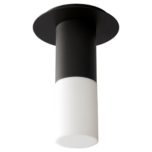 Oxygen Pilar Small Glass Ceiling Mount in Black by Oxygen Lighting 3-308-115