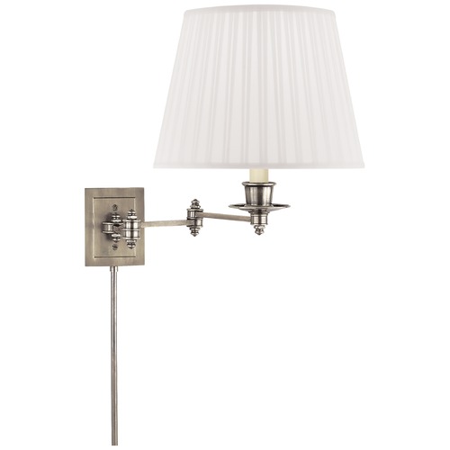 Studio VC Triple Swing Arm Lamp in Antique Nickel by Visual Comfort Signature