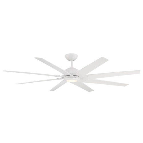 Modern Forms by WAC Lighting Roboto XL 70-Inch LED Smart Fan in Matte White by Modern Forms FR-W2301-70L-MW