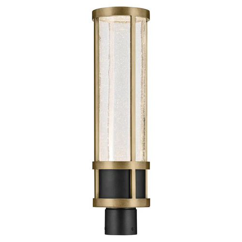 Kichler Lighting Camillo 22.50-Inch LED Outdoor Post Light in Black & Brass by Kichler 59142BKT