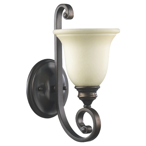 Quorum Lighting Bryant Oiled Bronze Sconce by Quorum Lighting 5454-1-86